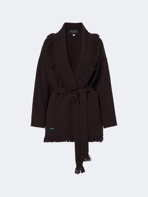Alanui Finest cashmere and silk-blend cardigan