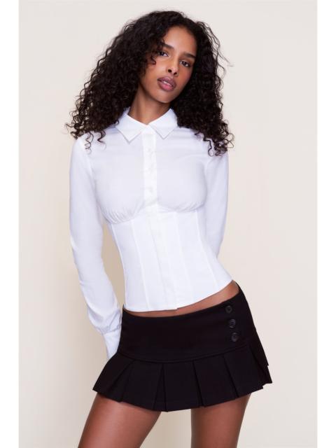 TAILORED CORSET LONG SLEEVE