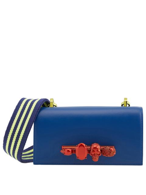 Alexander Mcqueen Knuckle Jeweled Leather Satchel