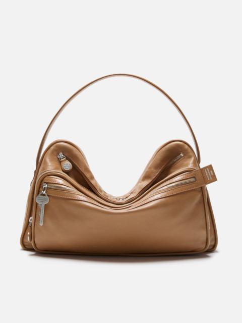 Acne Studios Camero Camera Shoulder Bag - Caramel brown