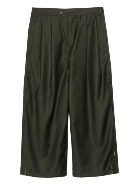 MAHARISHI pleated wide-leg trousers
