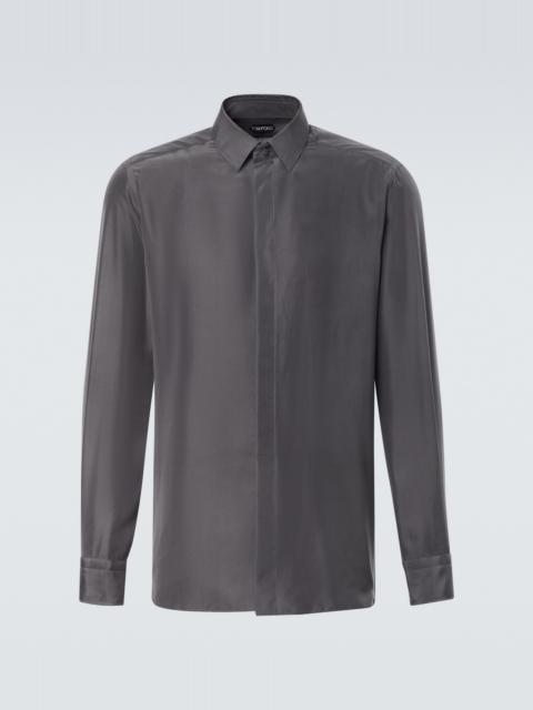 TOM FORD Enzyme silk twill shirt