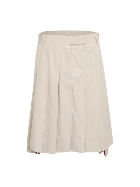 Thom Browne Bermuda Length Pleated Skirt