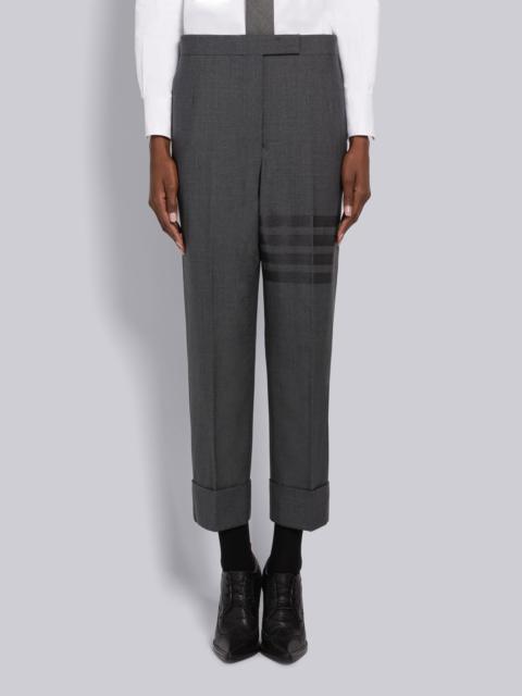 Plain Weave 4-Bar Classic Backstrap Trouser