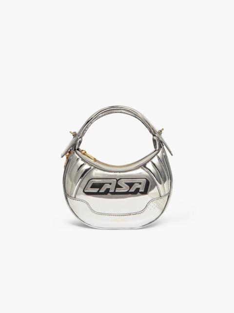 CASABLANCA Silver Biker Bag | Casablanca Paris