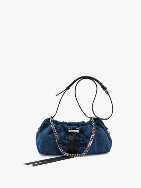 Alexander McQueen The Mini Bundle in Denim