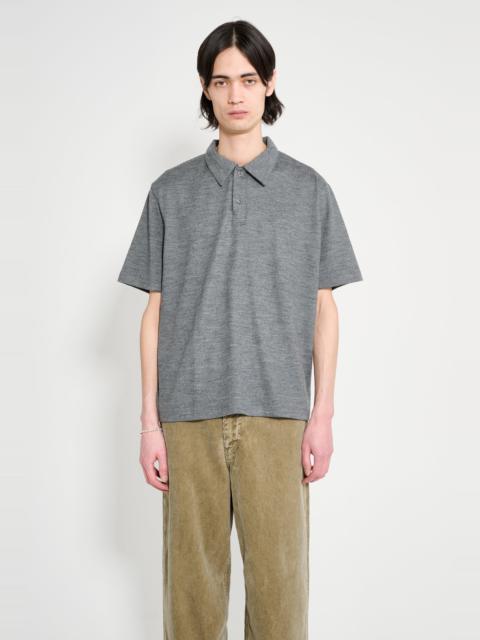LADY WHITE CO. LADY WHITE CO. SUMMER WOOL POLO GREY