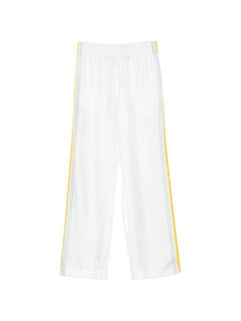 CASABLANCA Tennis Landscape striped trousers