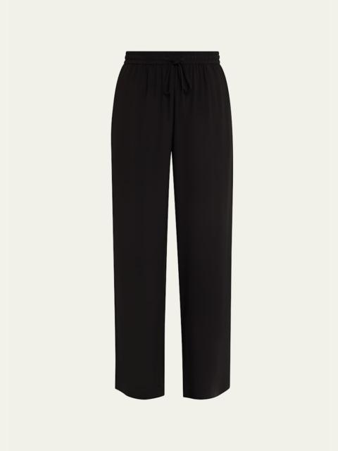 MATTEAU Silk Drawstring Trousers
