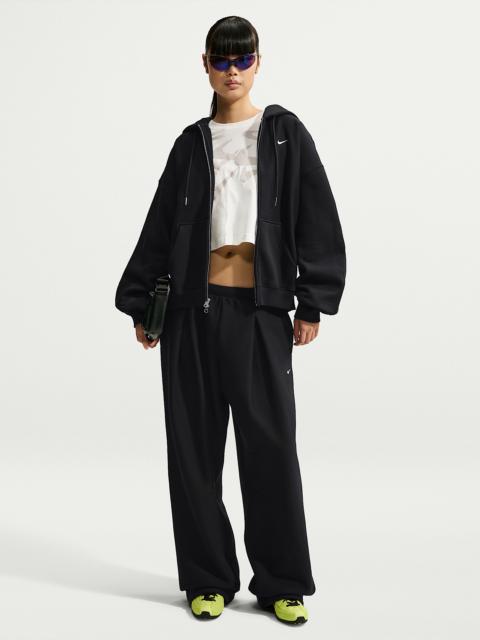 Nike Nike Studio Fleece Heavyweight Women's Oversized High-Waisted Pleated Open-Hem Pants