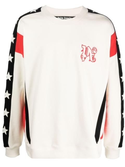 Palm Angels x Haas MoneyGram F1 Team logo-embroidered sweatshirt