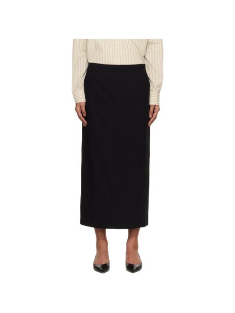 Dunst Black H-Line Maxi Skirt