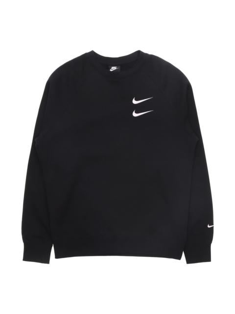 Nike Nike Embroidered Fleece Lined Stay Warm Round Neck Pullover Black DD5079-010