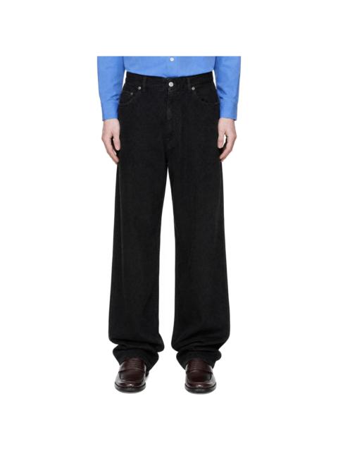 MM6 Maison Margiela Black 5 Pocket Jeans