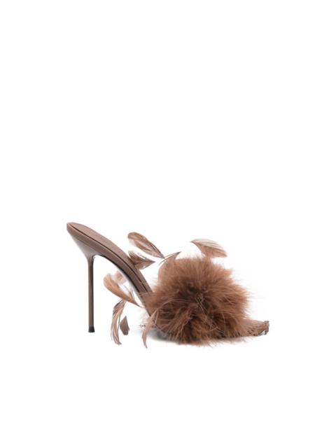 PARIS TEXAS Lidia feather sandals