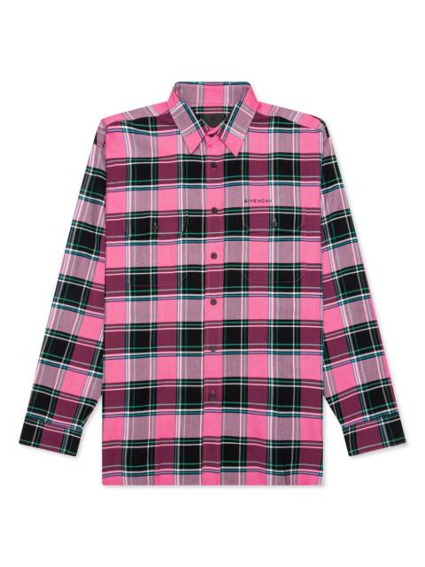 Givenchy Lumberjack Shirt Pink