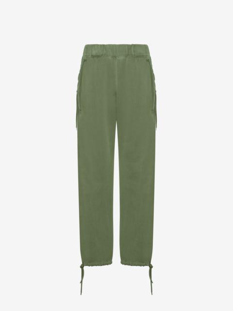 Moschino SIGNATURE LOGO FADED FLEECE JOGGERS