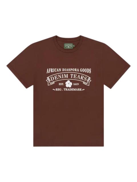 DENIM TEARS Denim Tears ADG T-Shirt 'Brown' SS25TSS0531916