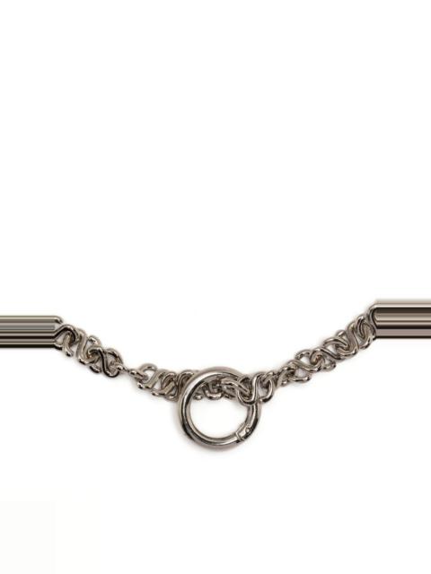 sacai S-link choker-chain necklace