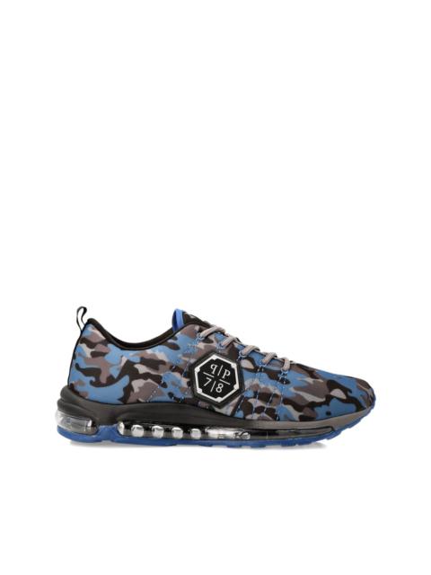 PHILIPP PLEIN camouflage runner snakers