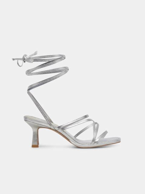 dolce vita MALABO HEELS SILVER METALLIC LEATHER