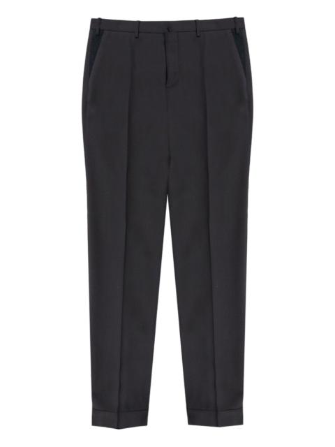 SLOWEAR tapered wool trousers