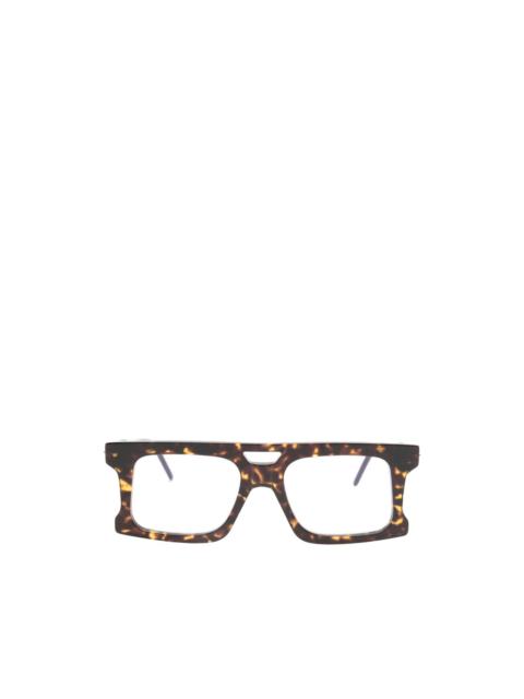 Kuboraum D76 square-frame glasses
