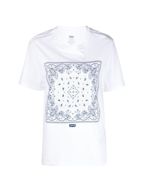 bandana-print cotton T-Shirt