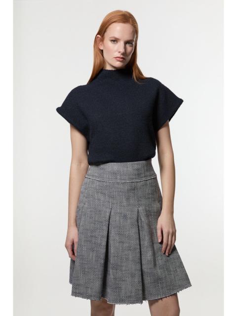 KAREN MILLEN Spring Tweed Tailored Full Skirt