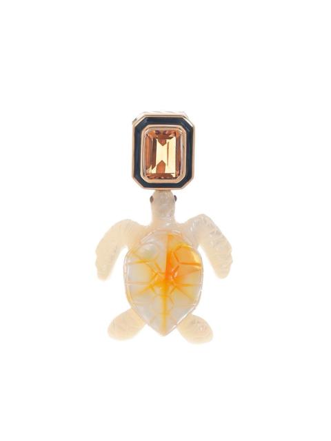 DEZSO Pearl Citrine Turtle Pendant