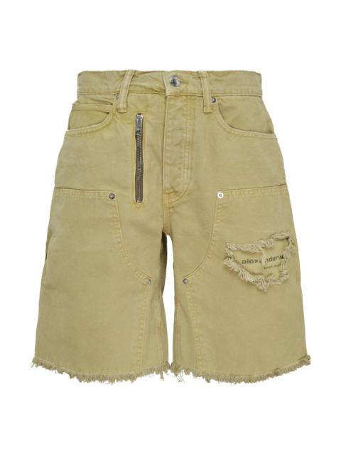 Alexander Wang Mid Rise Carpenter Shorts