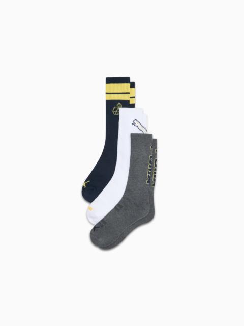 PUMA Men's Half-Terry Crew Length Socks (3 Pairs)