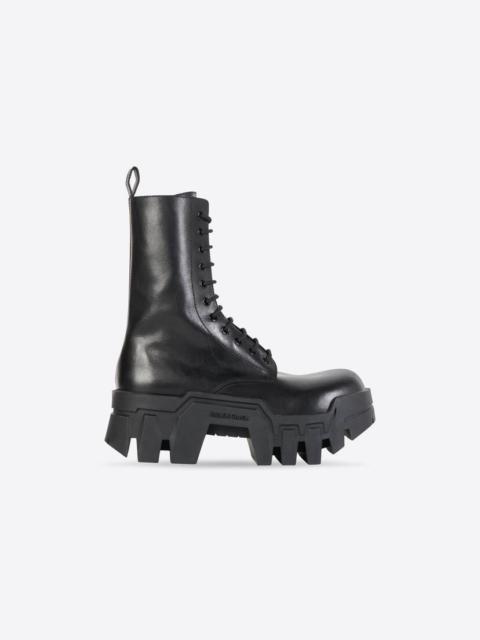 BALENCIAGA Women's Bulldozer Lace-up Boot in Black