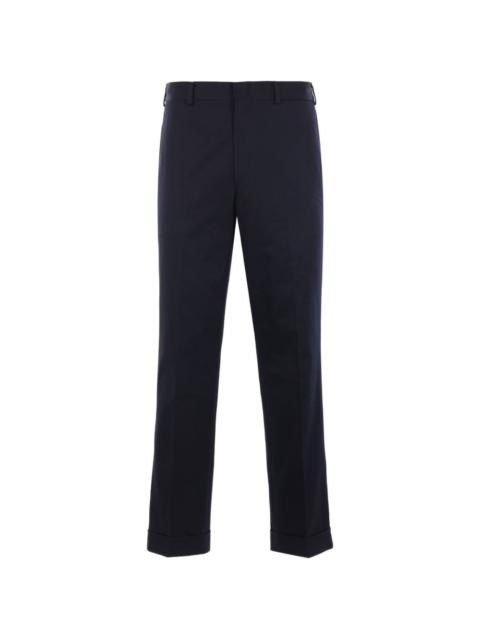 J. PRESS gabardine turn up trousers