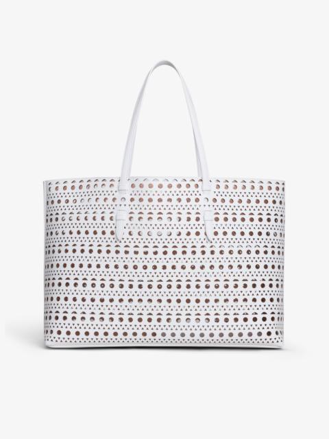 Alaïa MINA 44 BAG IN OPTICAL PERFO LUX CALFSKIN
