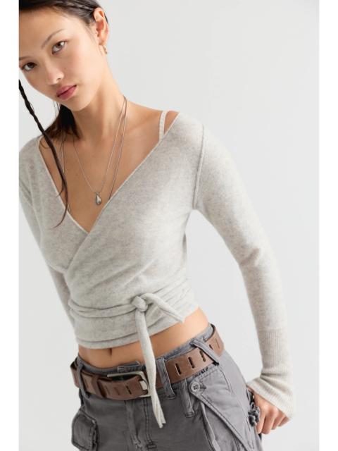 FREE PEOPLE Cashmere Reversible Wrap Sweater