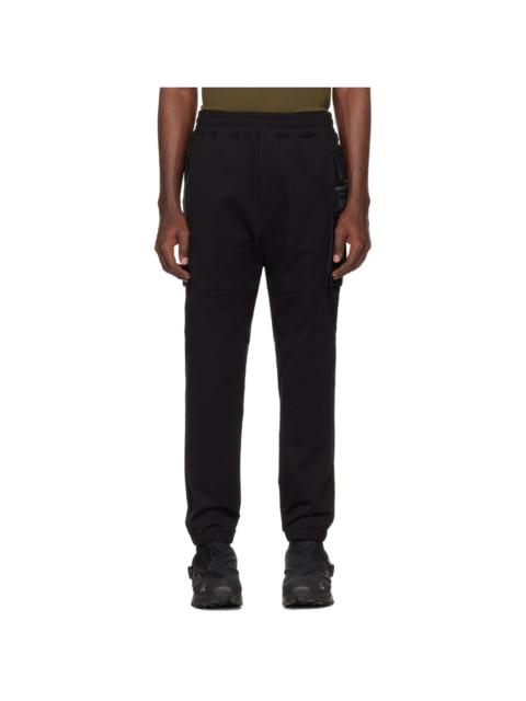 Black Cargo Pocket Sweatpants