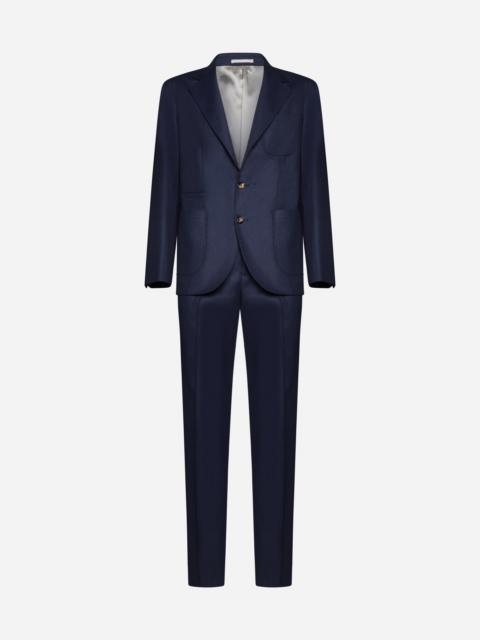 Brunello Cucinelli Single-breasted wool suit