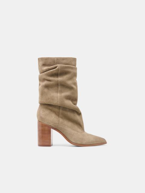 dolce vita TALINA WIDE CALF BOOTS OLIVE SUEDE
