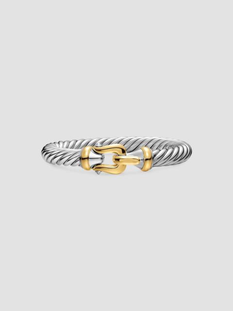 DAVID YURMAN Women's Cable Flex Buckle Bracelet in Sterling Silver - Silver