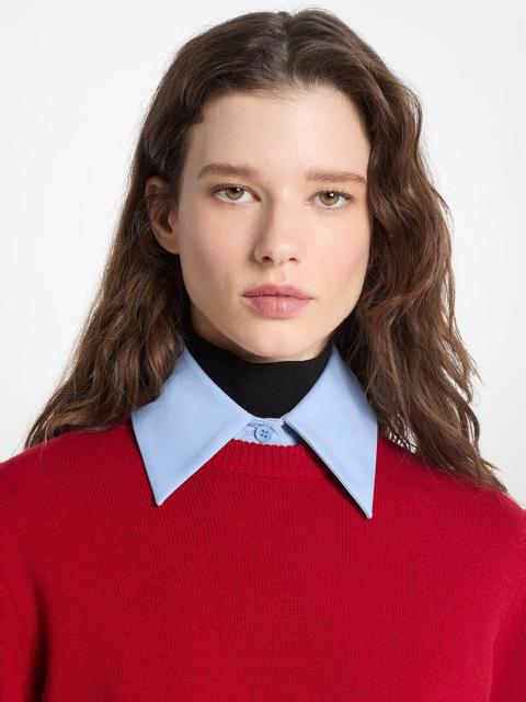 MICHAEL KORS COLLECTION Cotton Poplin Dickey