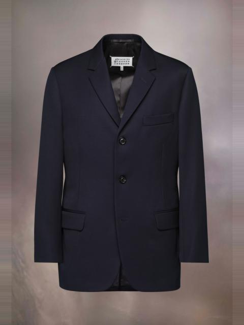 Wool gabardine jacket