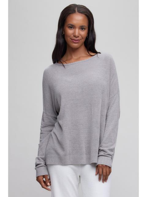 Barefoot Dreams CozyChic Ultra Lite® Scallop Neck Slouchy Pullover