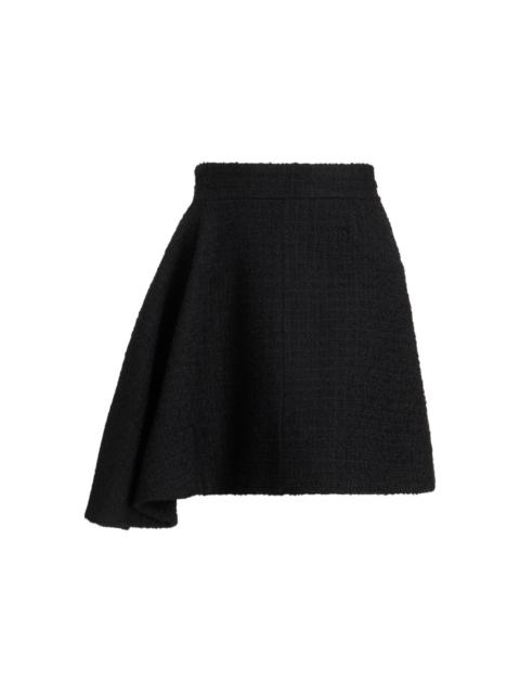PATOU asymmetric tweed skirt