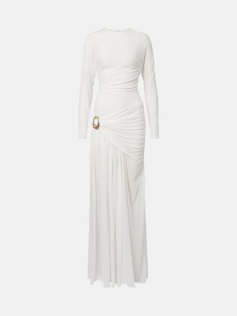 CHRISTOPHER ESBER Stone Pin draped jersey gown