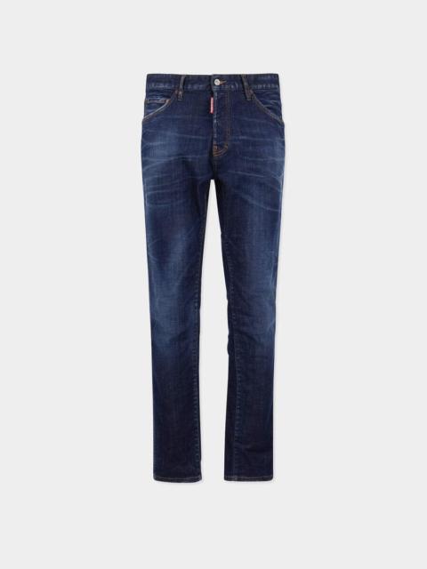 DSQUARED2 DARK CLEAN WASH TEDDY JEANS