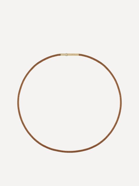 MARIE LICHTENBERG 18ct Gold 51cm Natural Micro Lasso