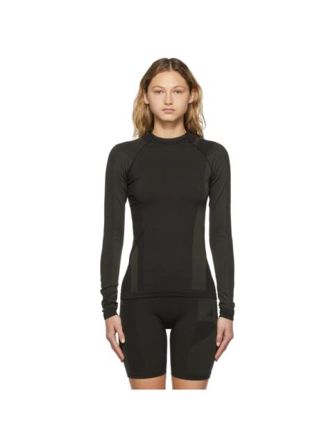 Y-3 Black Classic Seamless Long Sleeve T-Shirt