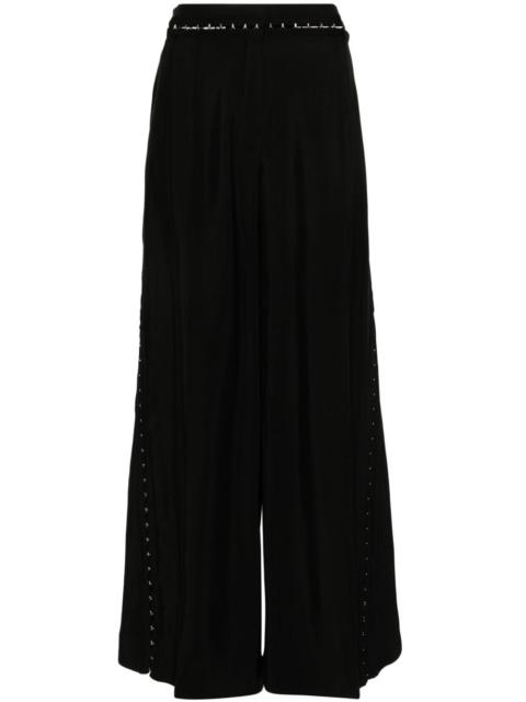 MUGLER Hook & Eye wide-leg trousers