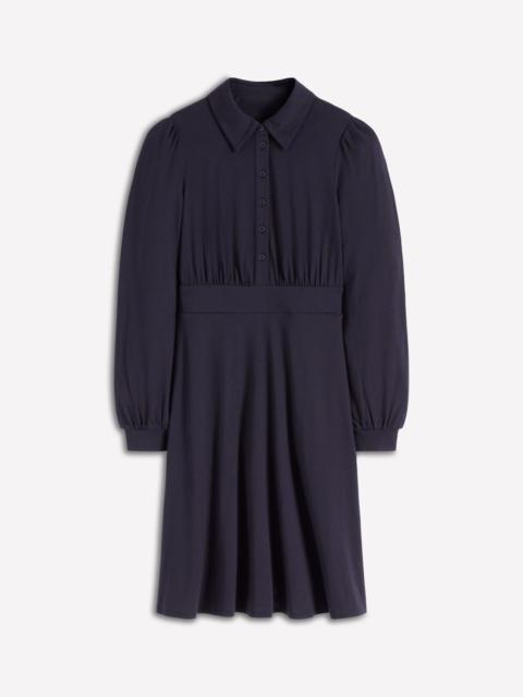 BODEN Orla Short Jersey Shirt Dress-Navy